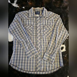 Wrangler Men's Pear Snap , Large